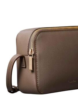 Sac à main Calvin Klein Jeans Foil Logo café pour femme