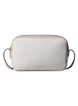 Sac à main Calvin Klein Jeans Foil Logo blanc pour femme