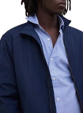 Veste Ecoalf Pikes marine pour homme