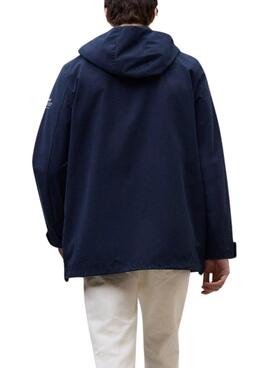 Veste Ecoalf Gab bleue pour homme