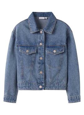 Veste en jean bleu moyen pour fille de la marque Name It.