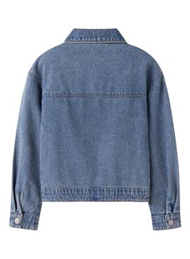 Veste en jean bleu moyen pour fille de la marque Name It.