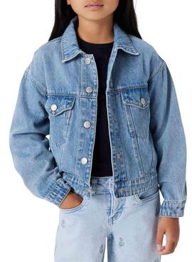 Veste en jean bleu moyen pour fille de la marque Name It.