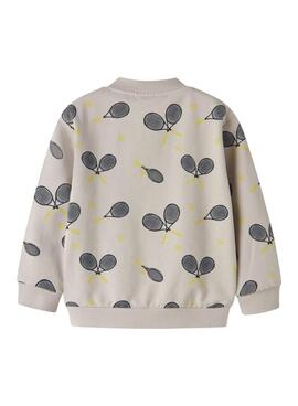 Veste Name It raquettes de tennis grises en pierre pour garçon