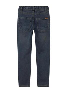 Pantalon bleu marine Name It pour garçon