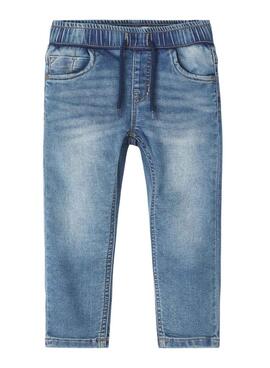 Pantalon Name It bleu moyen pour garçon