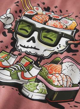 Sweatshirt Name It imprimé rose pour garçon