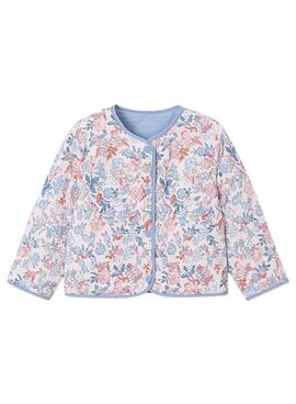 Veste réversible matelassée bleue Mayoral pour fille