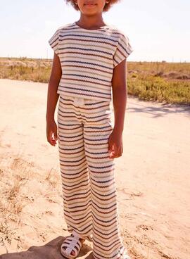 Pantalon rayé imprimé Mayoral pour fille