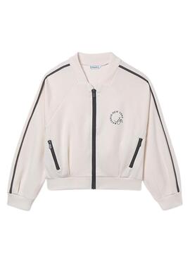 Veste sportive beige Mayoral pour fille