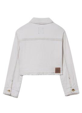 Veste Mayoral courte en jean pour fille.