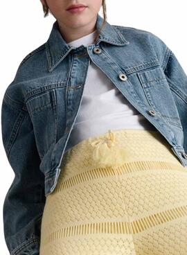 Veste en jean Mayoral courte bleue pour fille