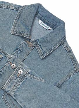 Veste en jean Mayoral courte bleue pour fille