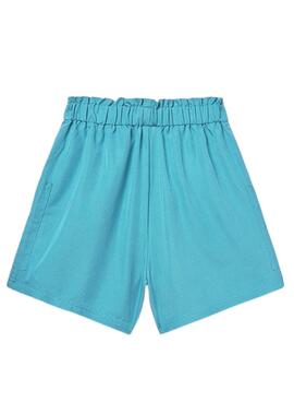 Pantalon fluide Mayoral turquoise pour fille