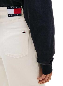 Jean blanc Tommy Jeans Claire pour femme.