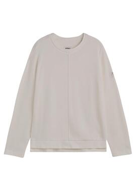 Sweatshirt Ecoalf Ankara beige pour femme