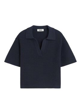 Maillot Ecoalf Anna bleu marine pour femme