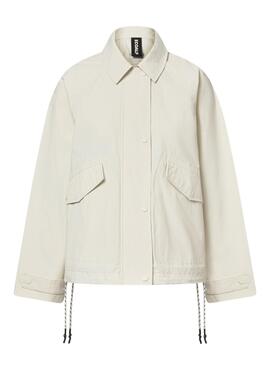 Veste Ecoalf Major beige pour femme