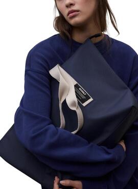 Sac à main Ecoalf Areny Medium marine pour femme
