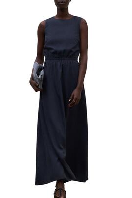 Robe Ecoalf Vittoria marine pour femme