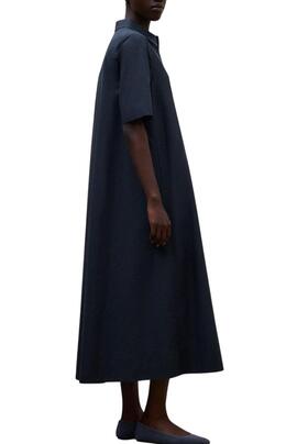 Robe Ecoalf Martina marine pour femme