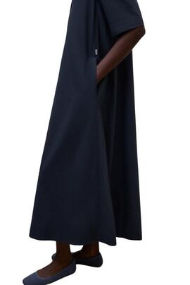 Robe Ecoalf Martina marine pour femme