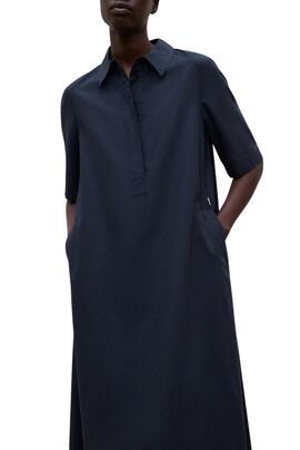 Robe Ecoalf Martina marine pour femme
