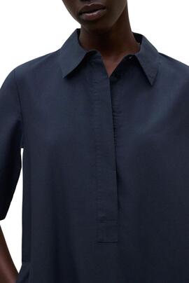 Robe Ecoalf Martina marine pour femme