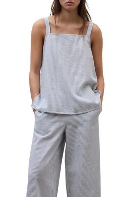 Haut ecoalf aria à rayures pour femme