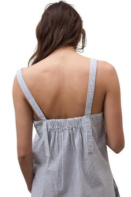 Haut ecoalf aria à rayures pour femme