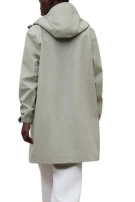 Imperméable Ecoalf Neve vert pour femme