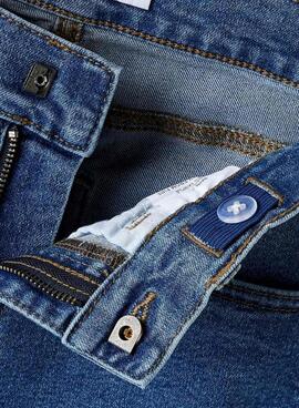 Pantalon Name It Frose wide leg bleu moyen pour fille.