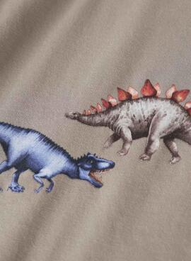 T-shirt Name It vintage beige pour garçon