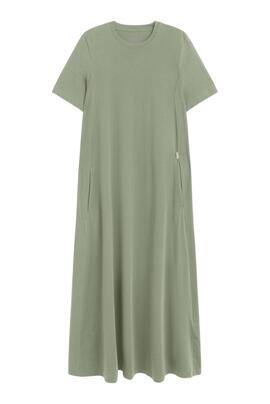 Robe Ecoalf Elettra verte pour femme