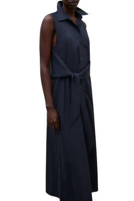 Robe Ecoalf Chiara marine pour femme