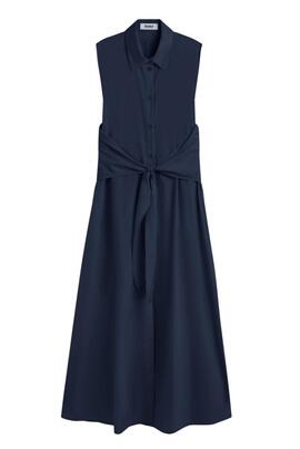 Robe Ecoalf Chiara marine pour femme