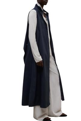 Robe Ecoalf Chiara marine pour femme