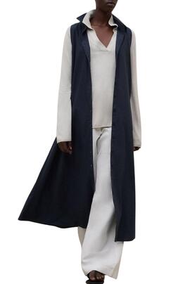 Robe Ecoalf Chiara marine pour femme