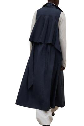 Robe Ecoalf Chiara marine pour femme