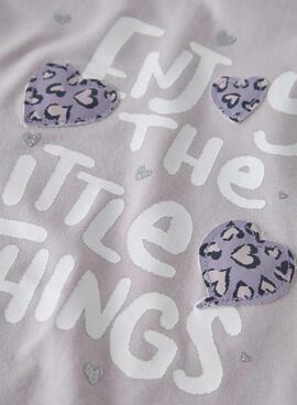 Chemise Name It Bearta violette framboise pour fille