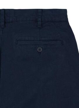Pantalon chinois bleu marine pour homme Silbon