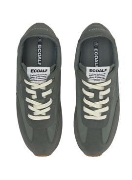 Sneakers Ecoalf Denver vertes pour femme.