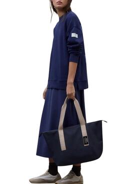 Sweat-shirt Ecoalf Storm bleu pour femme