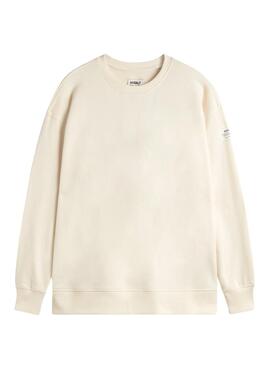 Sweatshirt Ecoalf Storm beige pour femme