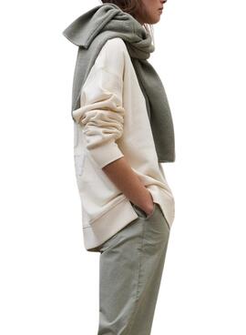 Sweatshirt Ecoalf Storm beige pour femme