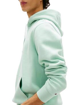 Sweatshirt Tommy Hilfiger Brand Love verte pour homme