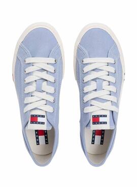 Chaussures Tommy Jeans Archive Y2K bleues pour femmes.