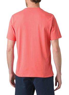T-shirt Helly Hansen Hudson corail pour homme