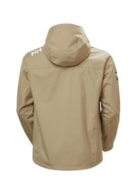 Veste Helly Hansen Crew Midlayer camel avec capuche