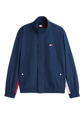Veste Tommy Jeans Heritage Flag bleu marine pour homme